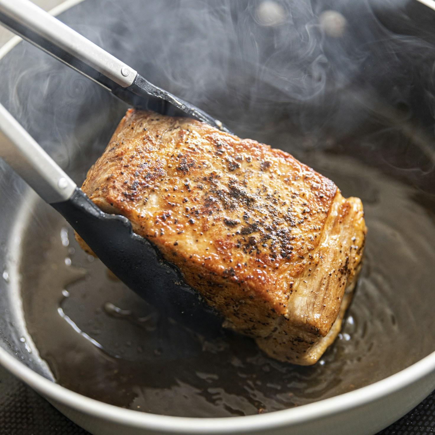 Balanced healthy meal prepared in a home kitchen
